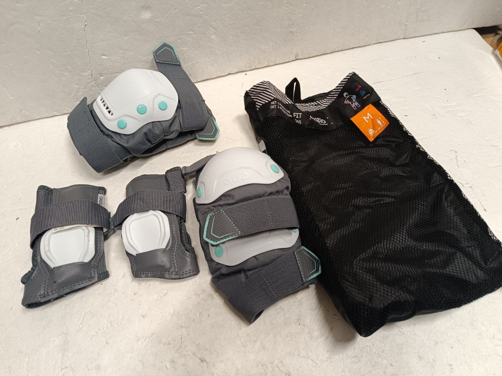 Skate beschermers maat M (150-185cm) oxelo set, Gebruikt, Ophalen of Verzenden, Bescherming