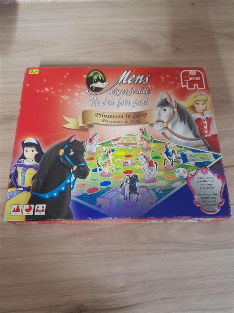 mens erger je niet - prinsessen in galop - s4564, Verzenden, Zo goed als nieuw