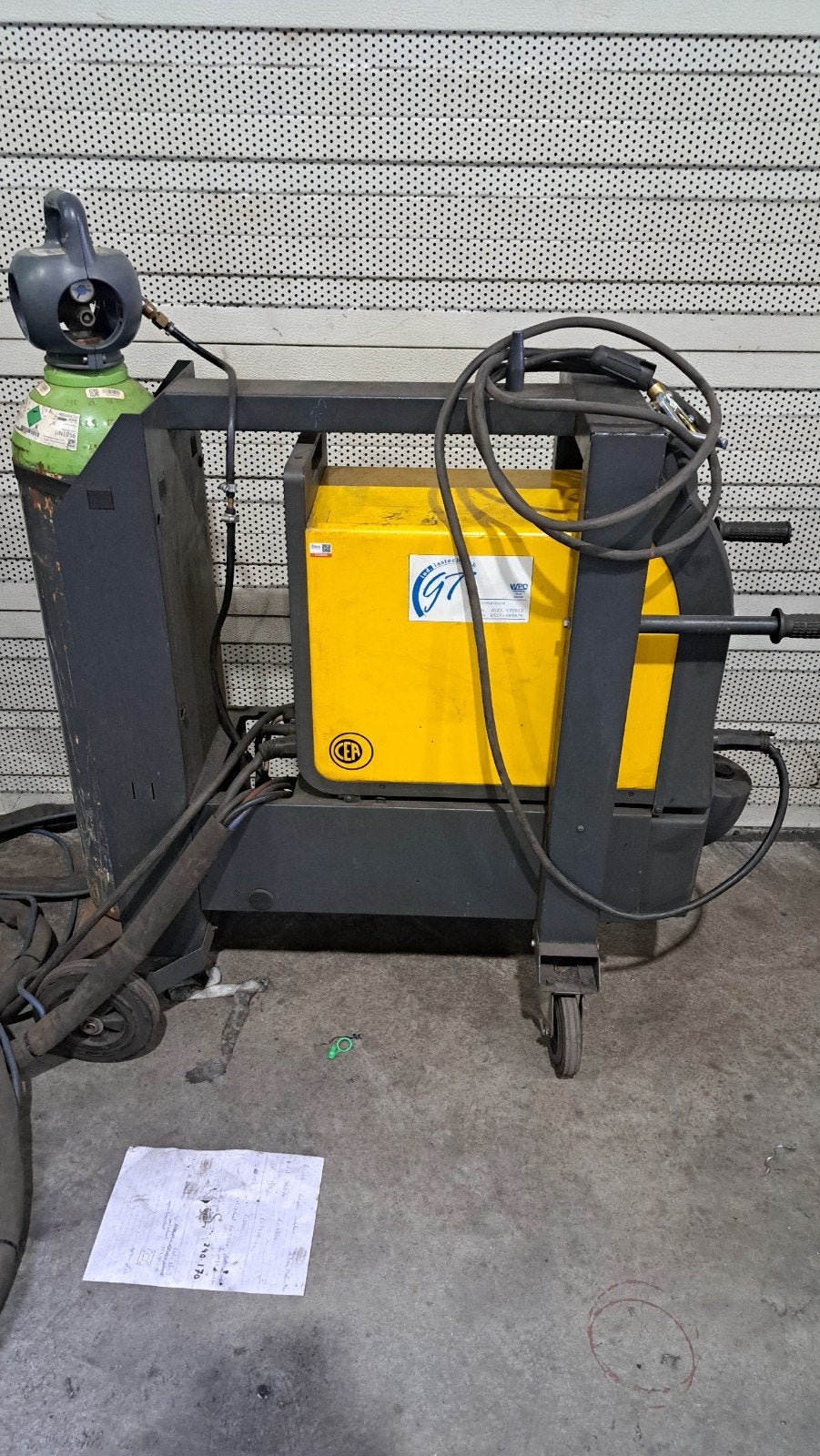 2 stuks Cea Digitech 400 MIG/MAG Lasapparaat met Puls en Ele, Ophalen, Gebruikt, 250 ampère of meer, Co2