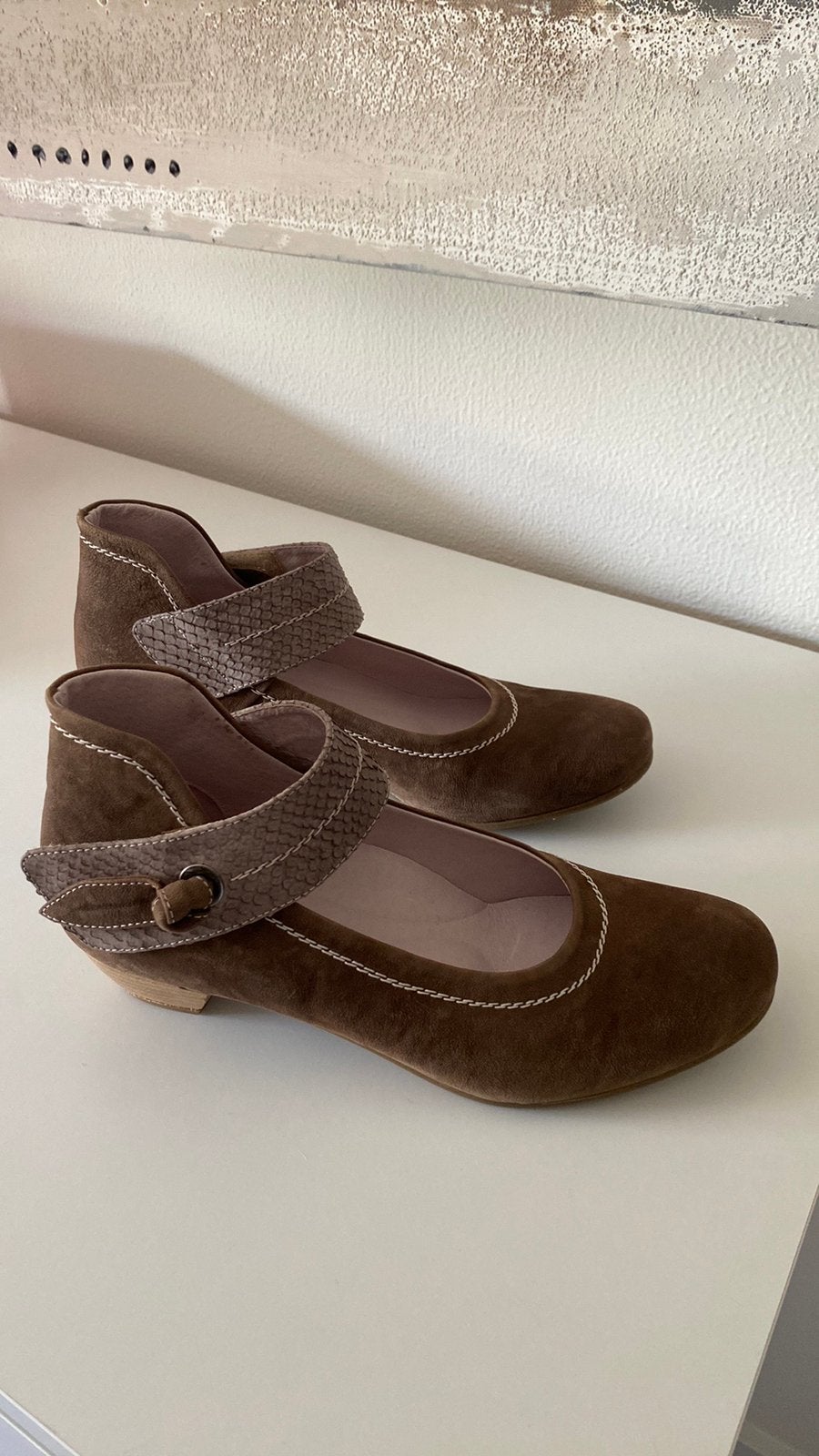 Lederen schoenen dames Poccopazza 38,5 nieuw!, Ophalen of Verzenden, Nieuw, Bruin, Overige typen