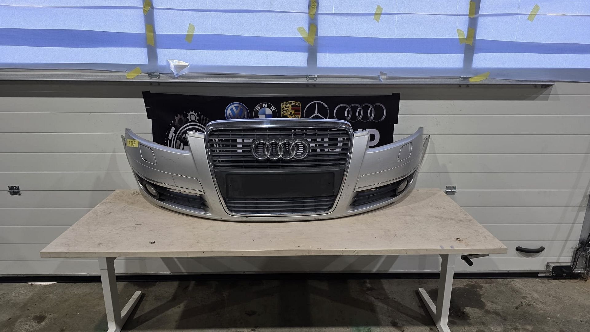 Voorbumper Audi A6 S6 C7 4G, Gebruikt, -, Voor, -