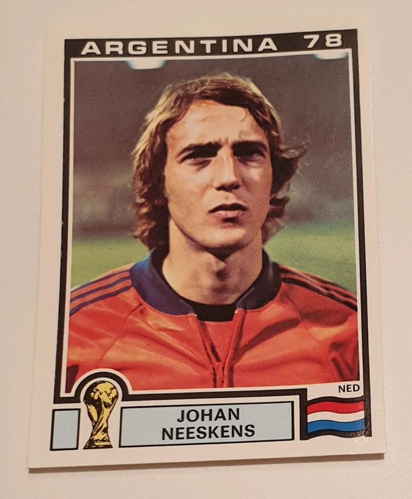 Panini World Cup story Johan Neeskens WK Argentinië 1978, Verzamelen, Ophalen, Nieuw, Buitenlandse clubs, Poster, Plaatje of Sticker