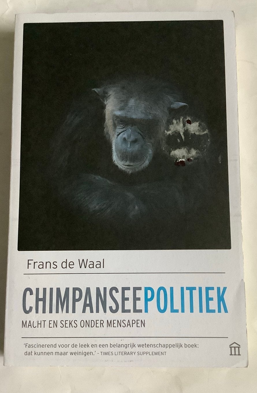 FRANS DE WAAL - CHIMPANSEEPOLITIEK, Ophalen of Verzenden, Zo goed als nieuw