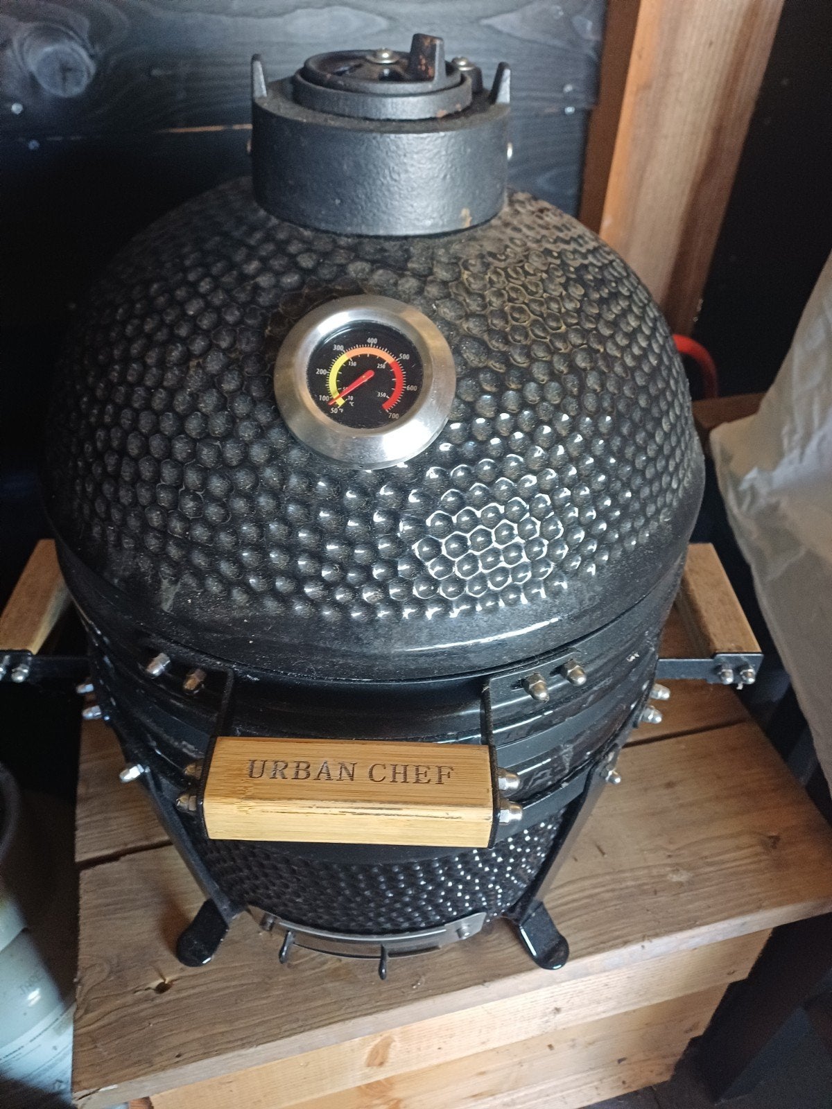 Comado urban chef Zwart BBQ  - Nette staat, 70cm hoog, Ophalen, Gebruikt, Urban Chef