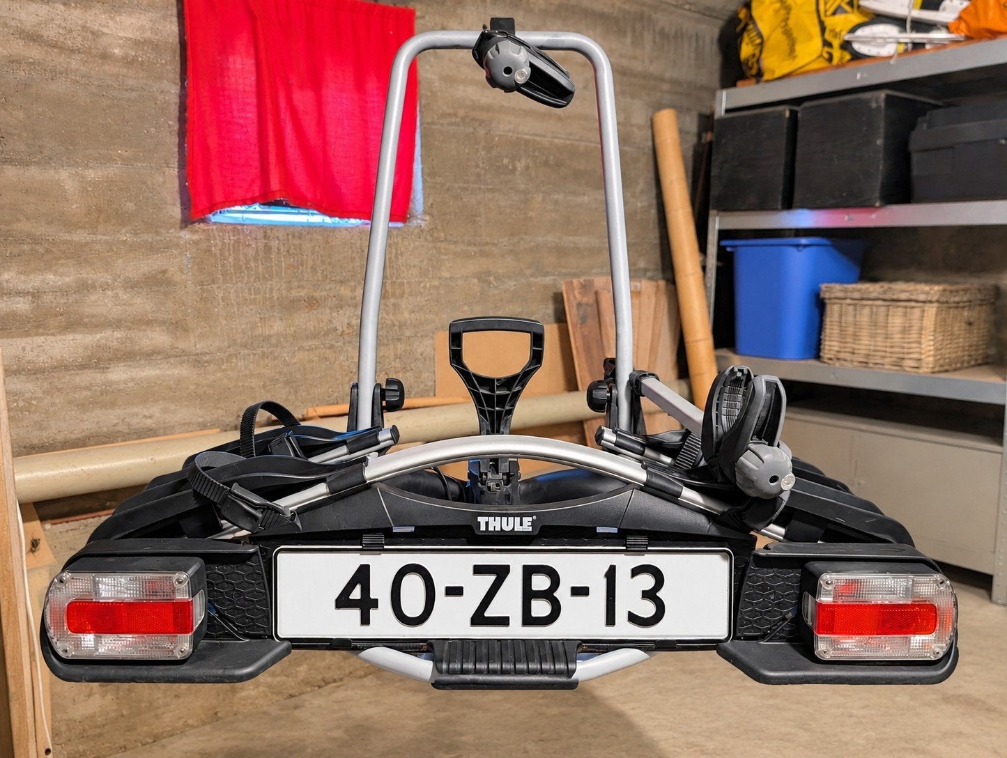 Thule EuroWay G2 921 Trekhaakdrager voor 2 fietsen, Ophalen, Gebruikt, 2 fietsen, Trekhaakdrager