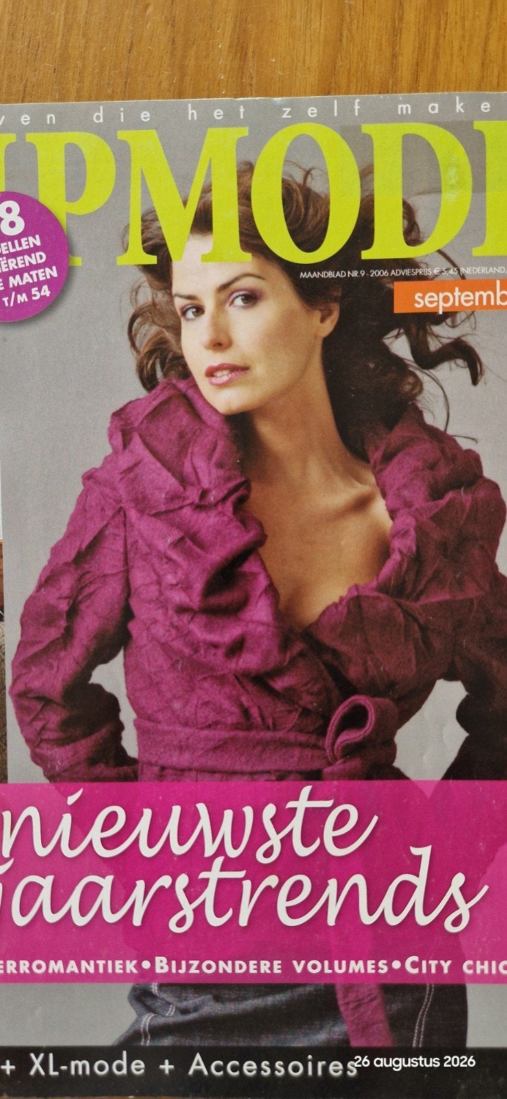 Knip Mode september 2006 - Nieuwste Jaarstrends, Ophalen of Verzenden, Zo goed als nieuw
