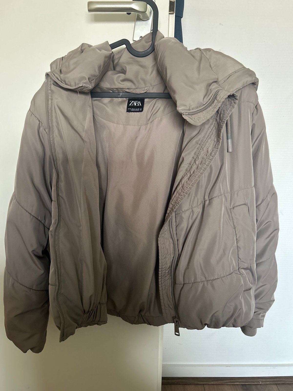 Zara Puffer jas Maat S, Ophalen of Verzenden, Gedragen, Maat 36 (S), Bruin