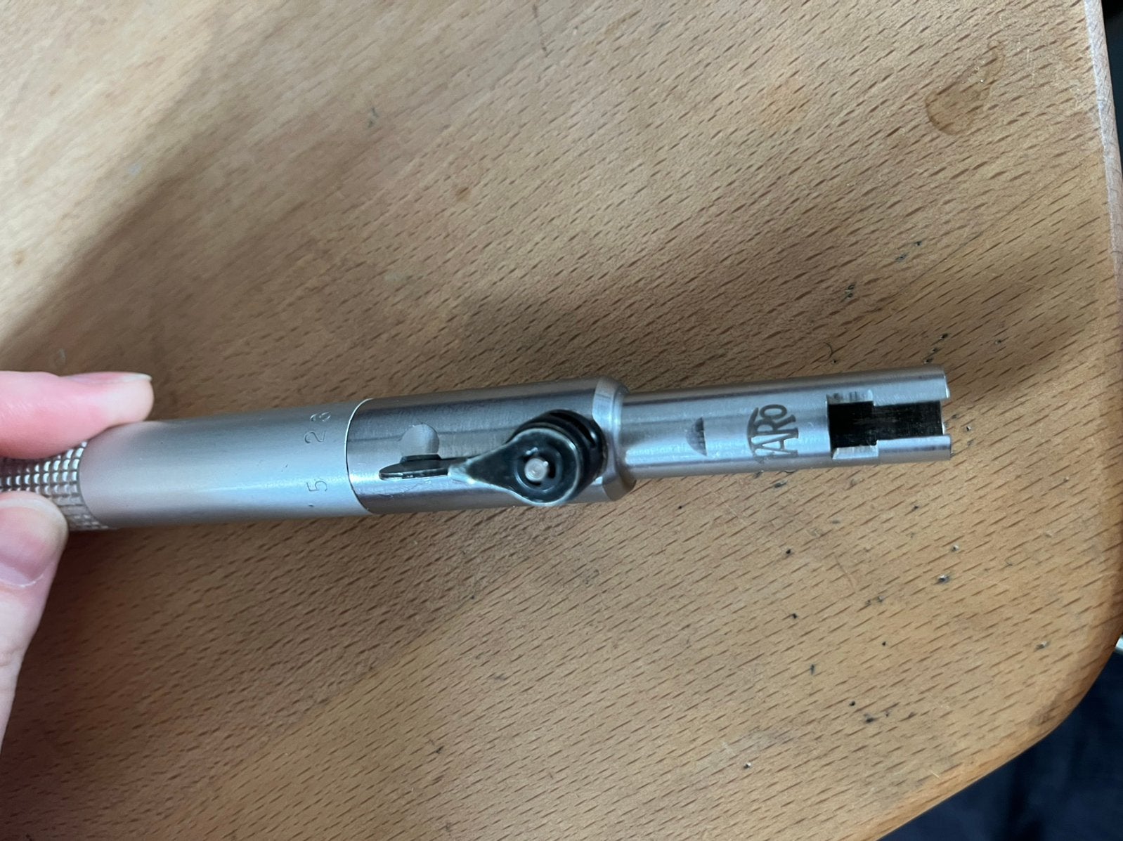 Handstuk snelspanner Faro 2,35mm, Doe-het-zelf en Verbouw, Gereedschap | Handgereedschap, Ophalen of Verzenden, Zo goed als nieuw