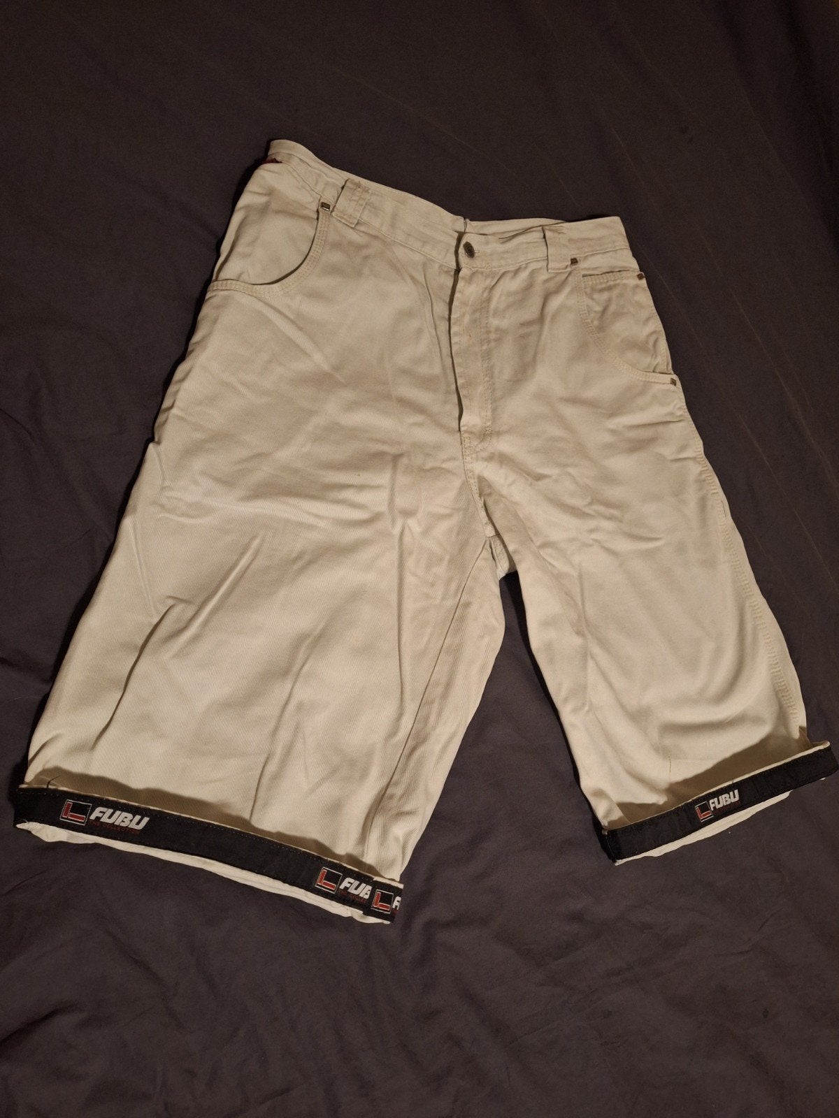 Fubu shorts maat 40, Maat 38/40 (M), Kort, Beige, Ophalen of Verzenden