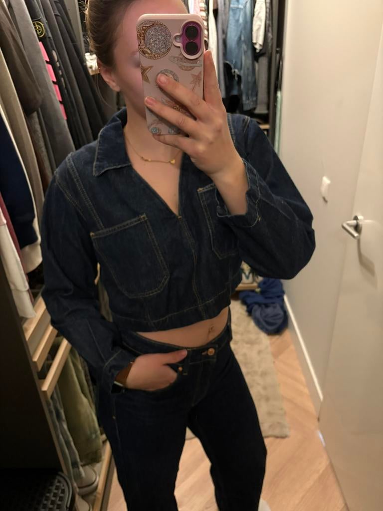 Zara spijkerpak, Kleding | Dames, Jumpsuits, Ophalen of Verzenden, Zo goed als nieuw, Maat 38/40 (M), Blauw