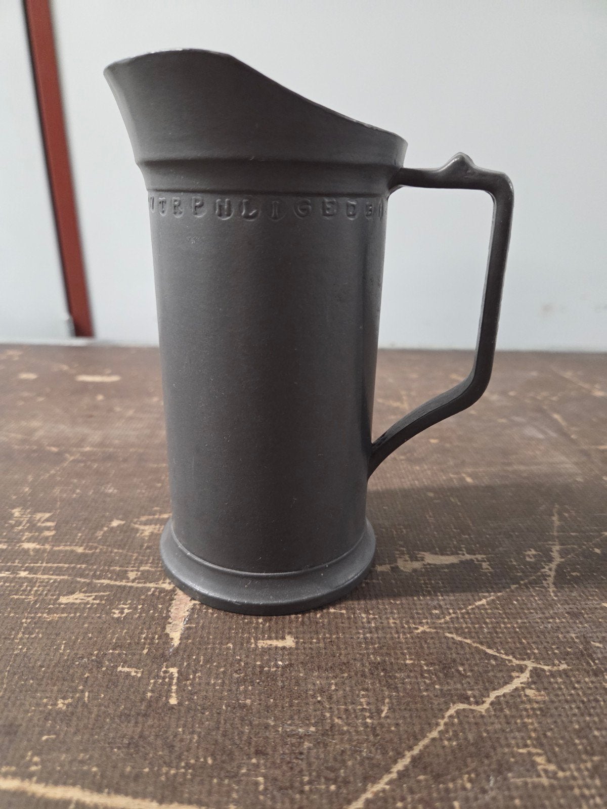 Antieke tinnen kan 1/2 liter met keurmerken, Antiek en Kunst, Antiek | Tin, Ophalen of Verzenden