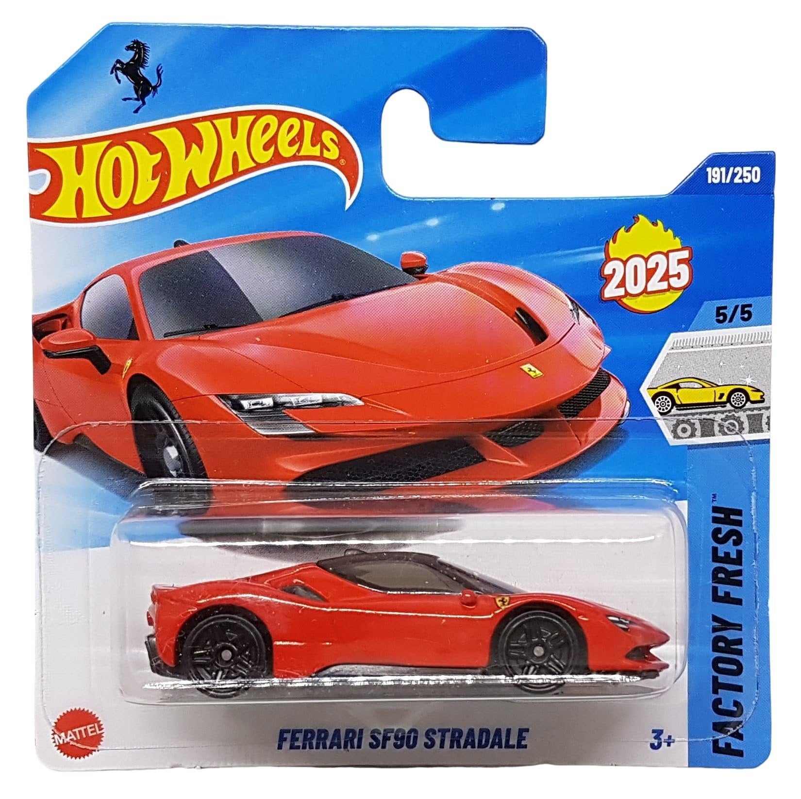 2x Hotwheels Ferrari SF90 + Scuderia F1 1:64, Verzenden, Zo goed als nieuw