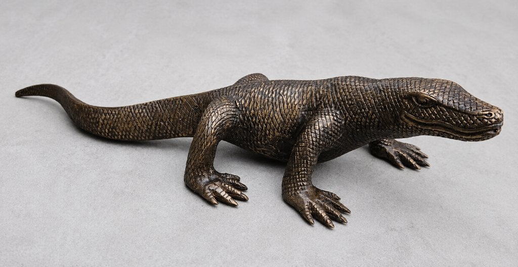 VARAAN / COMODOVARAAN / RECHTS KIJKEND, Ophalen of Verzenden, Nieuw, Reptiel of Amfibie, Beeldje of Figuurtje