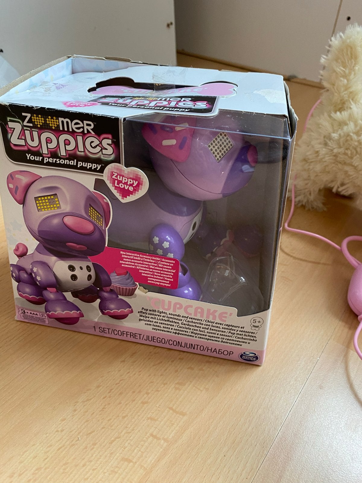 Zoomer Zuppies 'Cupcake' - Interactieve Robot Puppy, Ophalen of Verzenden, Zo goed als nieuw, Meisje