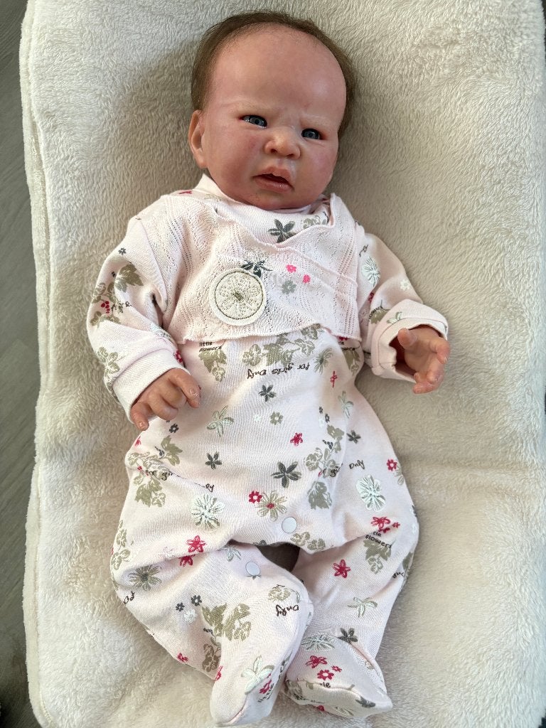 Reborn Louise van Adrie Stoete, Ophalen of Verzenden, Nieuw, Pop, Levensecht of Reborn