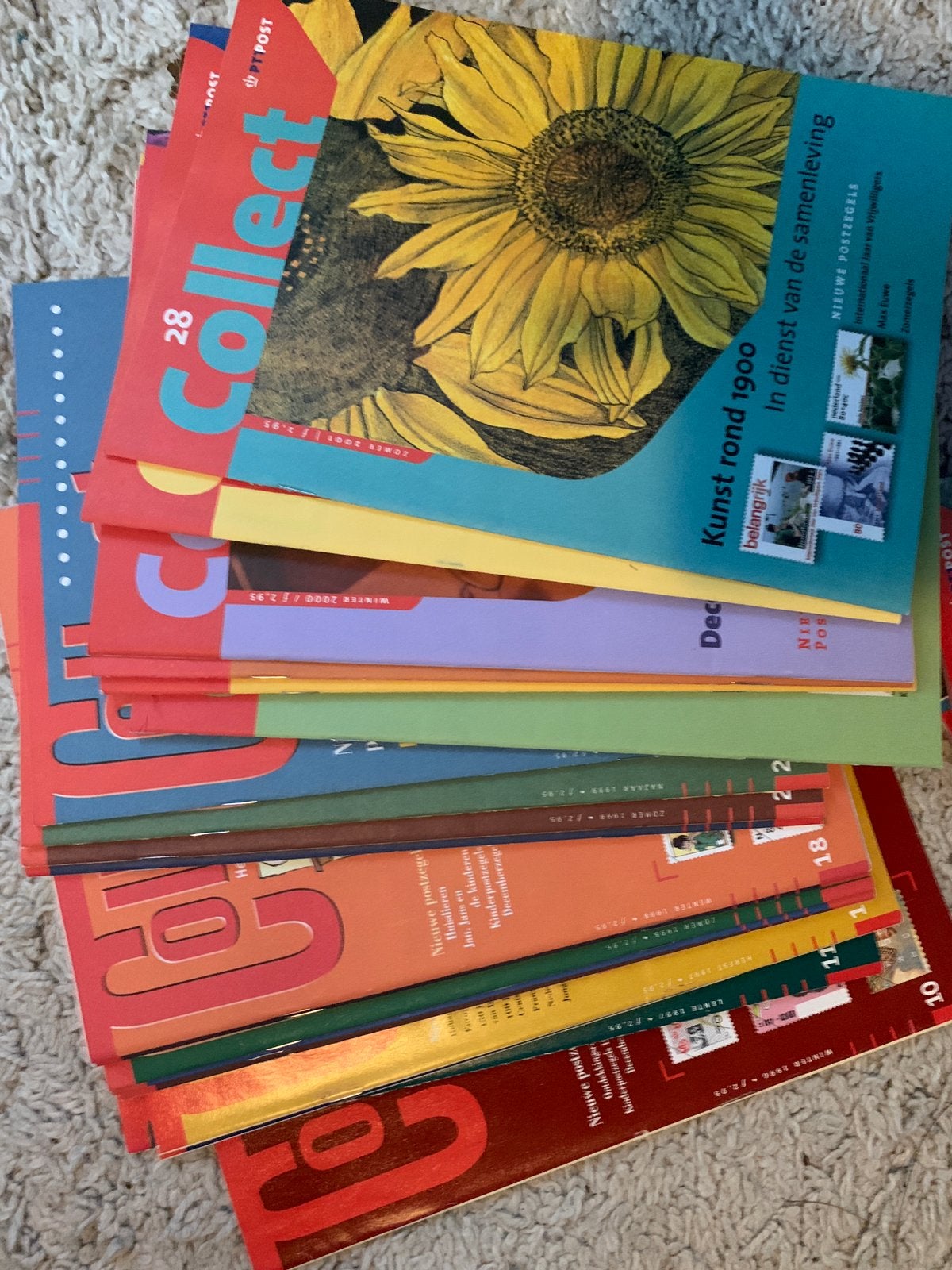 Collect tijdschriften PTT TPGPost (PostNL) - Nrs 10 t/m 38, Postzegels en Munten, Postzegels | Toebehoren, Ophalen of Verzenden