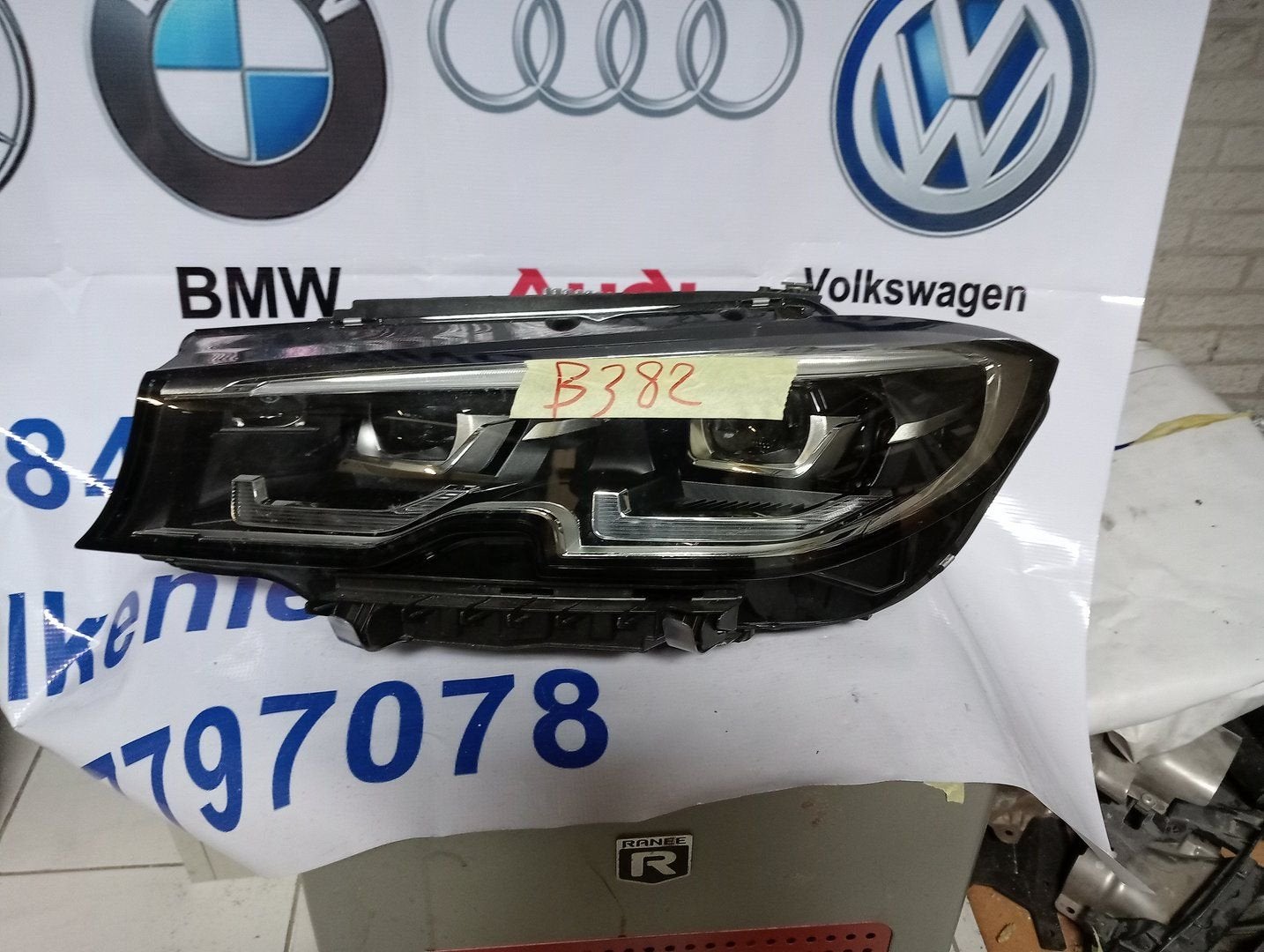 BMW 3 Serie G20 G28 koplamp Links Voor 5A1DB45-01, Gebruikt, -, -, Ophalen of Verzenden