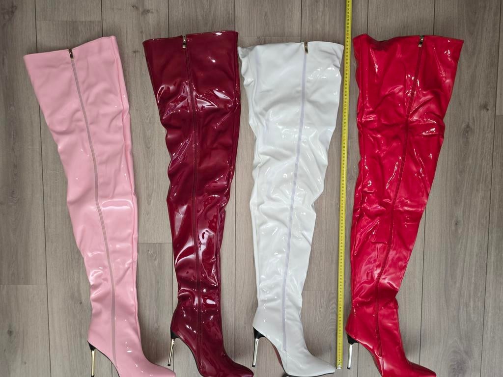 Nieuwe Laklaarzen Maat 45 - Diverse Kleuren, Verzenden, Nieuw, Overige kleuren, Hoge laarzen