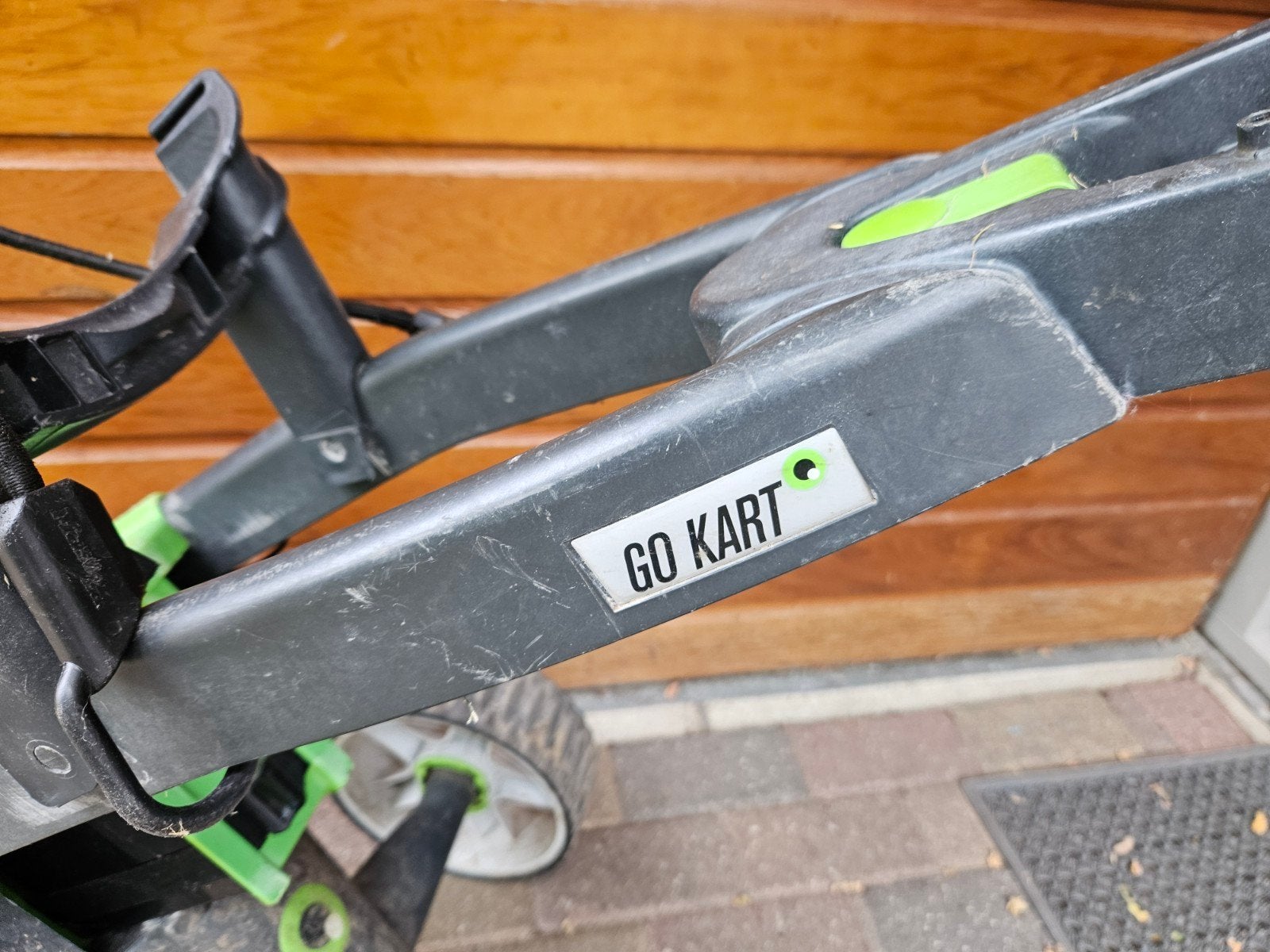 Go Kart Elektrische Golftrolley met Paraplu Houder, Ophalen