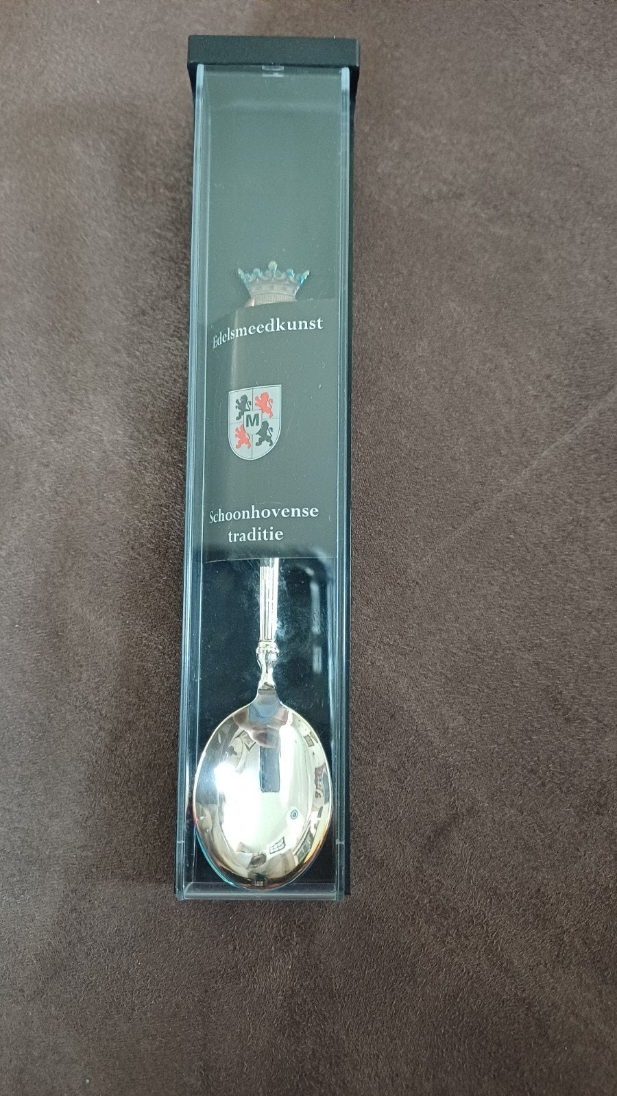 Verzilverde lepel Voorthuizen, Ophalen of Verzenden, Zilver