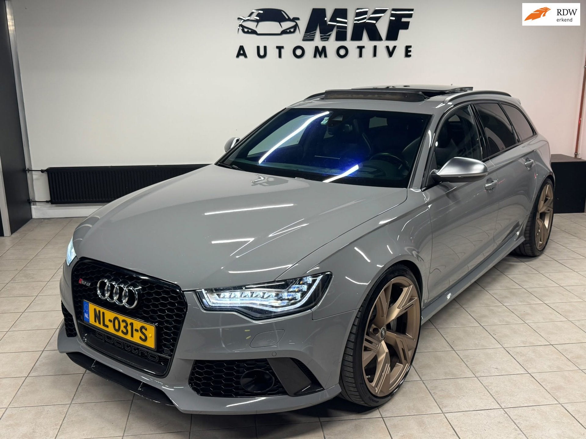 Audi A6 Avant 4.0 TFSI RS6 QUATTRO 2014 ECC|PANO|MATRIX|22, Auto's, Automaat, Euro 5, 8 cilinders, 120 €/maand