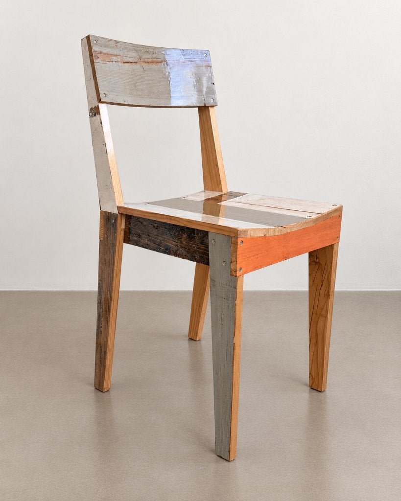 Piet Hein Eek stoel in sloophout hoogglans 5, Ophalen, Overige kleuren, Nieuw, Dutch Design