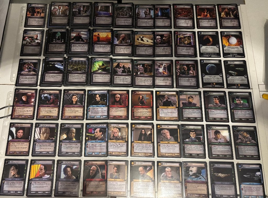 Star trek CCG second edition Energize set (163 vd 180 cards), Hobby en Vrije tijd, Verzamelkaartspellen | Overige, Ophalen of Verzenden