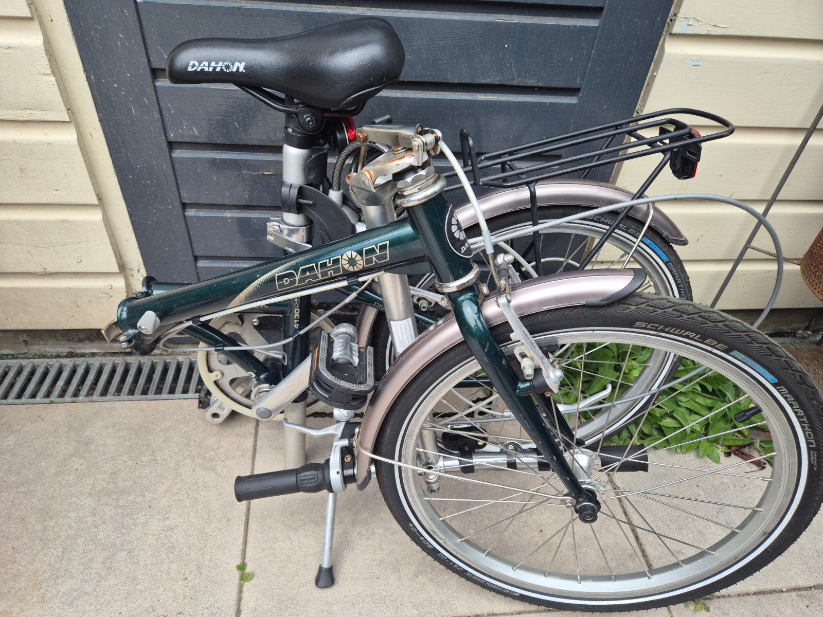 Vouwfietsen Dahon, Ophalen, 20 inch of meer, Gebruikt, Velgrem