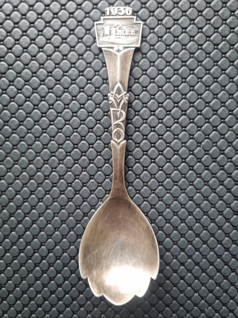 Gero 90 verzilverde Suikerschep 1936 - AVRO, Ophalen of Verzenden, Zilver