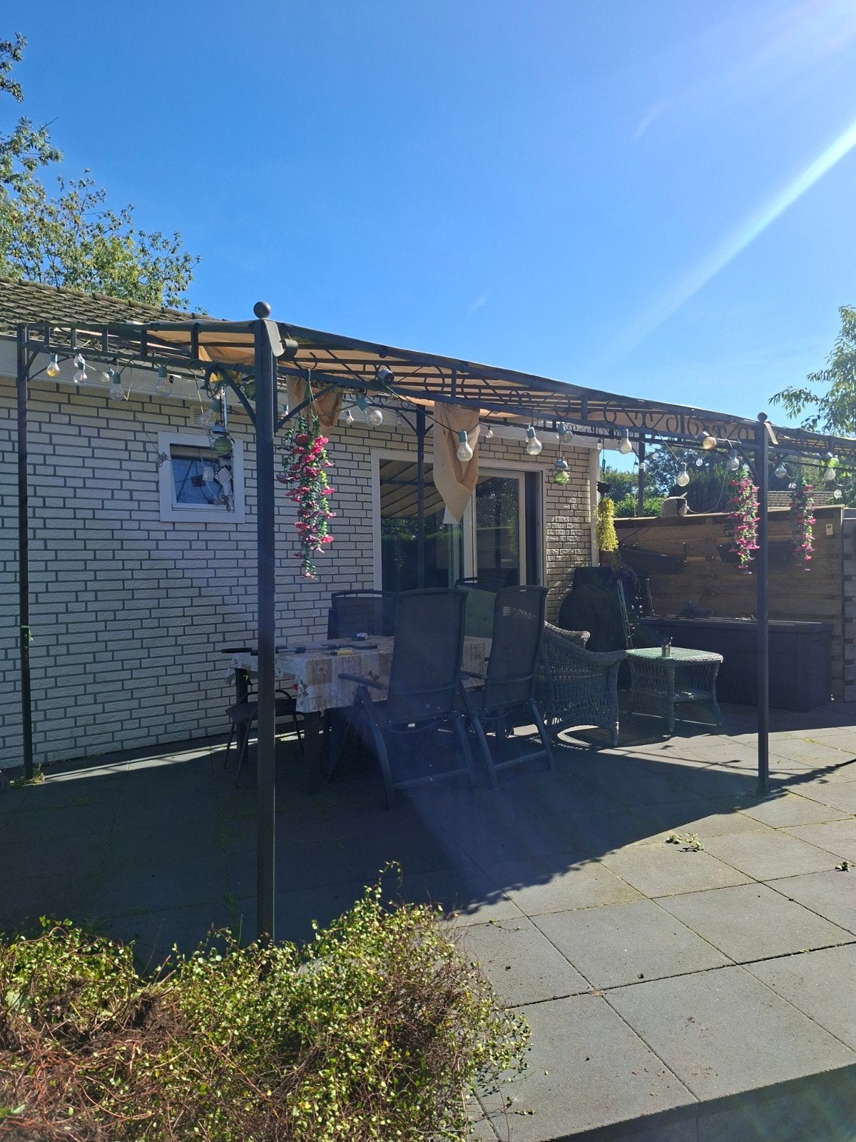 stalen overkapping, Ophalen, Gebruikt