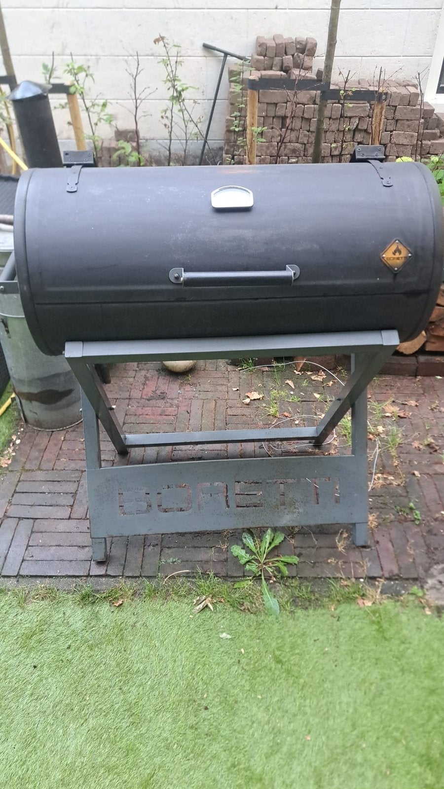 Boretti smoker bbq, Ophalen, Gebruikt