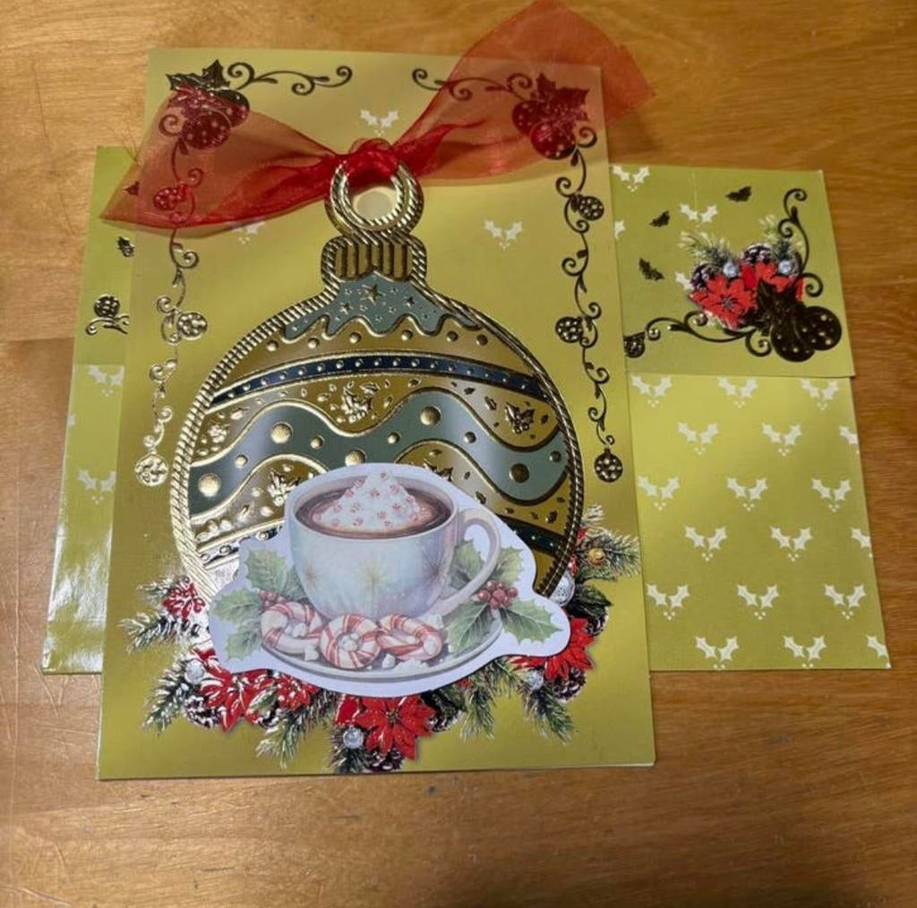 Kerstkaart met hanger 5, Ophalen of Verzenden, Zo goed als nieuw, Kerst