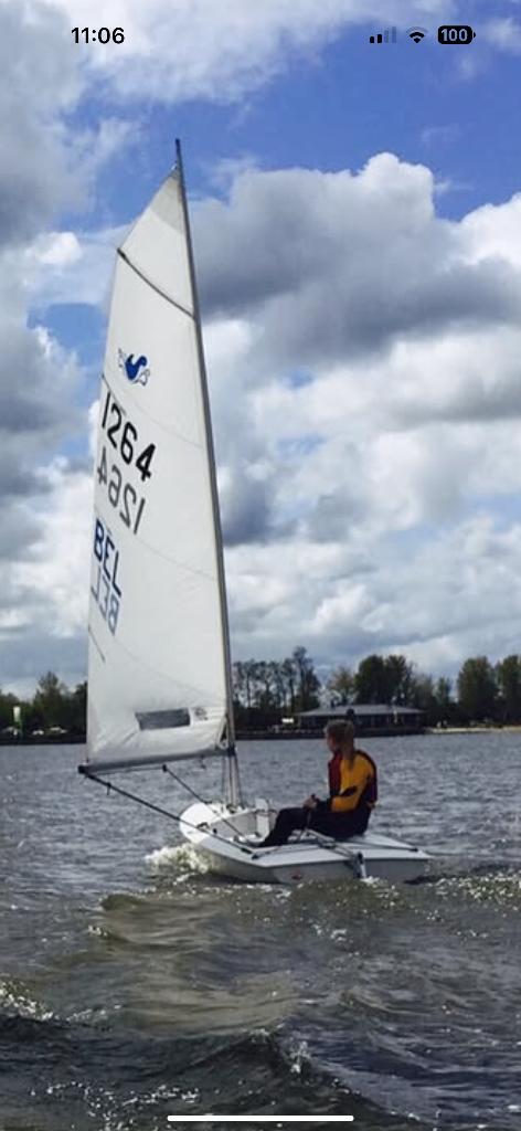 Splash zeilboot, Watersport en Boten, Ophalen, Gebruikt, Splash, Grootzeil