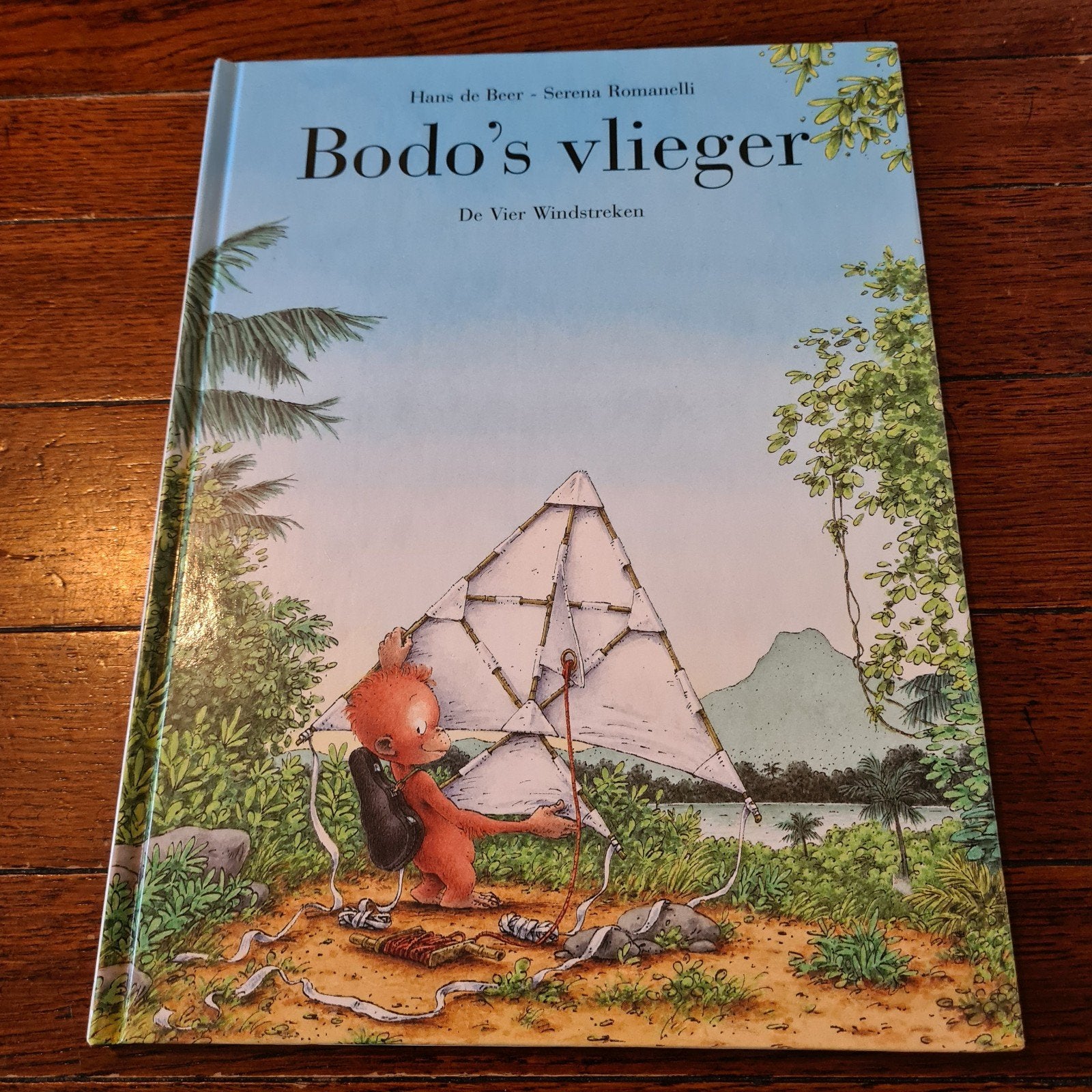 Hans de Beer - Bodo's vlieger, Boeken, Prentenboeken en Plaatjesalbums, Ophalen of Verzenden, Zo goed als nieuw, Hans de Beer; S. Romanelli
