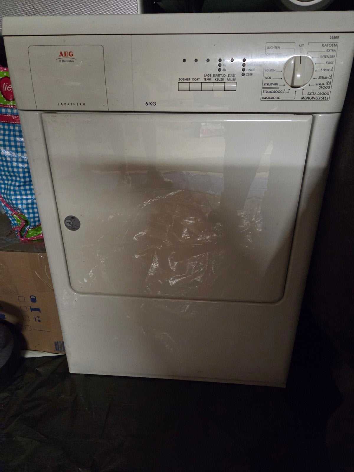 AEG Lavatherm 6 KG wasdroger - Werkt nog prima, Ophalen of Verzenden