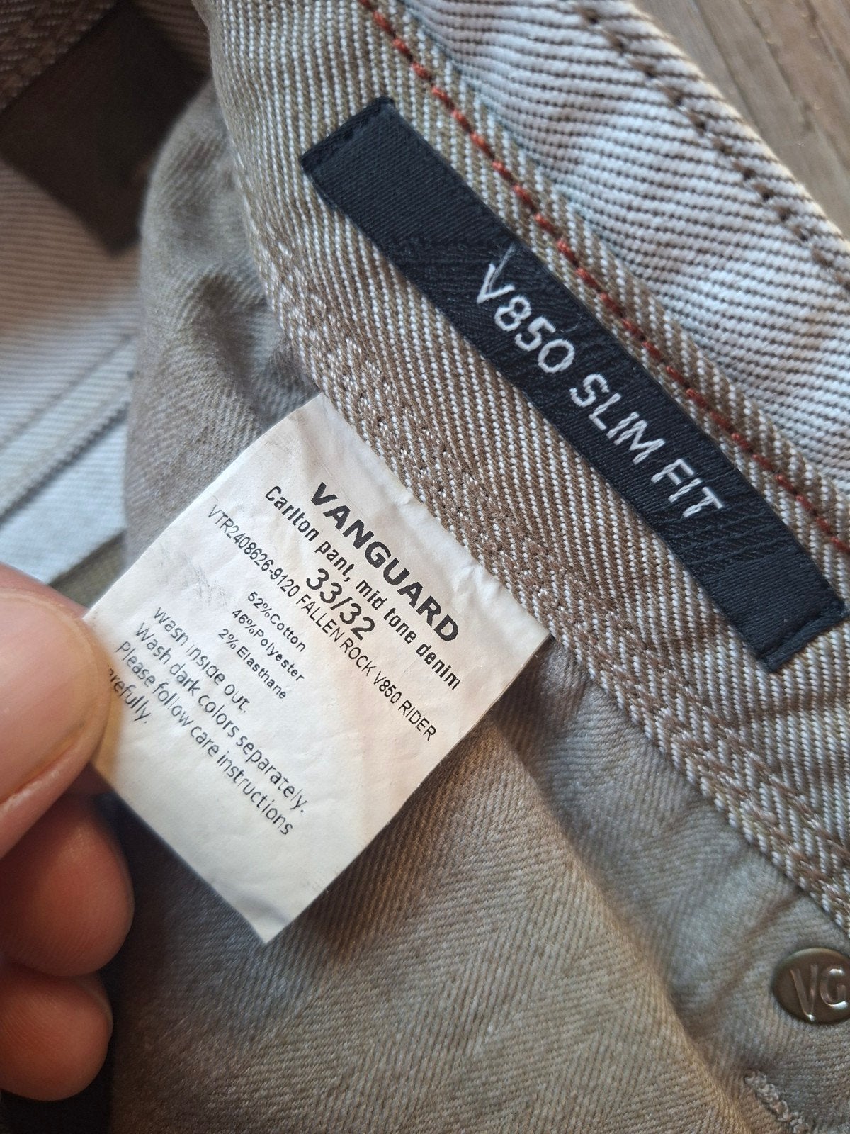 VANGUARD V850 slimfit jeans W33 L32, Overige kleuren, Nieuw, Ophalen of Verzenden, Vanguard