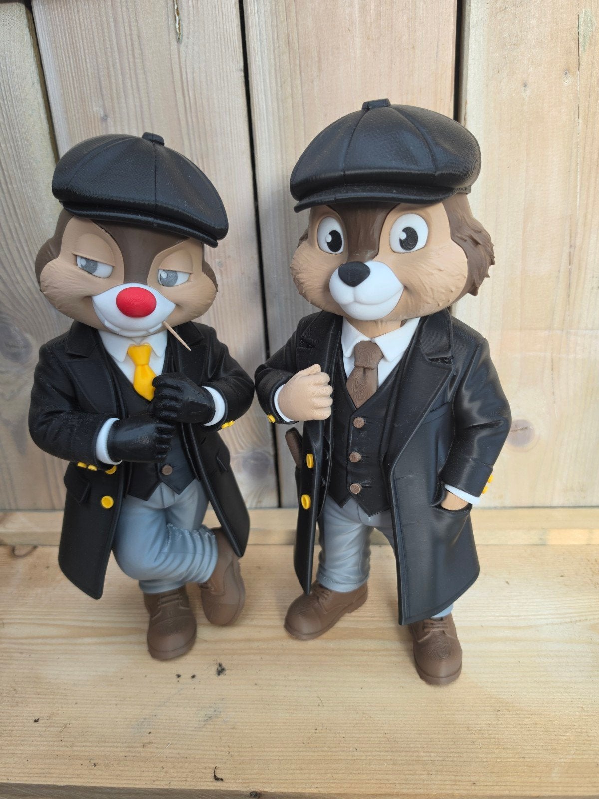 Knabbel en Babbel Peaky Blinders Beeldjes, Ophalen