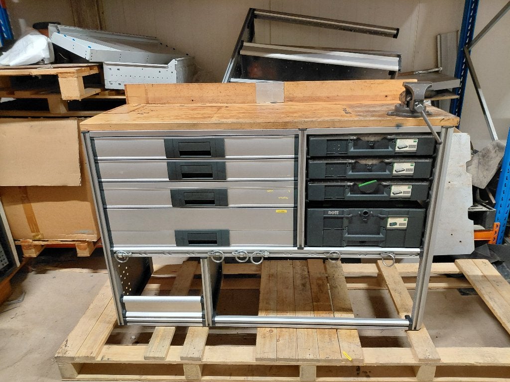 BOTT WERKBANK NR 1194  L 152  B 53  H 113  PRIJS € 799 EURO , Auto diversen, Auto-accessoires, Ophalen, Gebruikt, Laaiin, Info@laaiin.nl