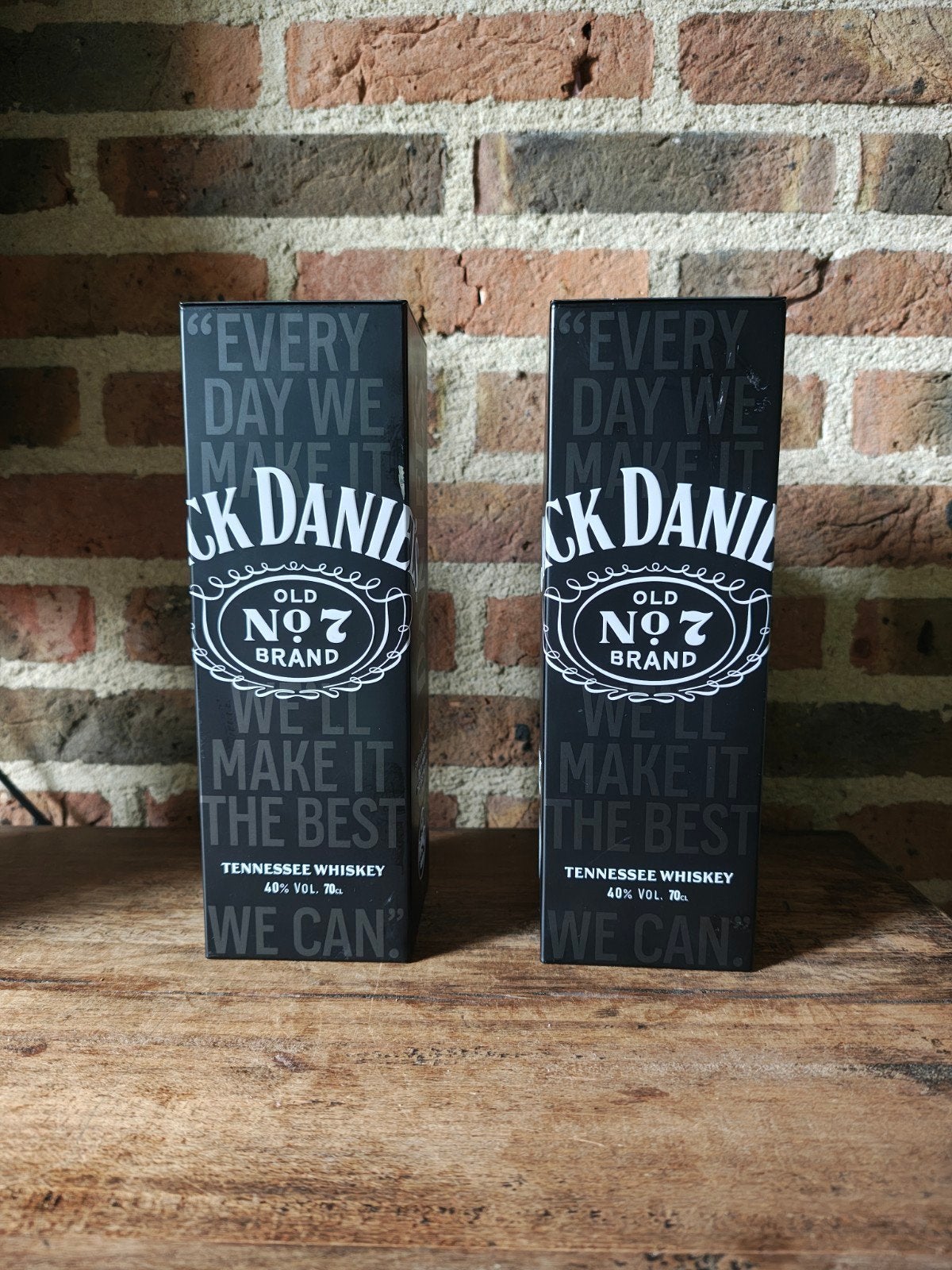 2 lege Jack Daniels blikken doos, Ophalen of Verzenden