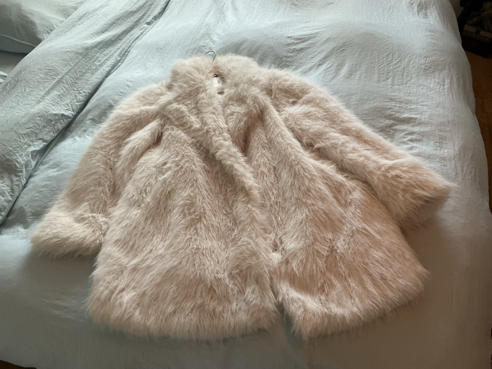 Witte faux fur bontjas van Cotton Club - Maat XL, Ophalen of Verzenden, Zo goed als nieuw, Maat 46/48 (XL) of groter, Wit