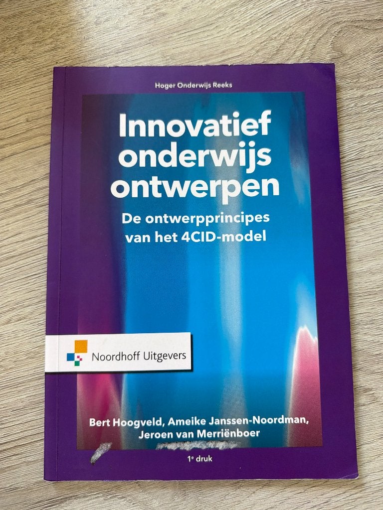 Innovatief onderwijs ontwerpen, Boeken, Ophalen of Verzenden, Noordhoff Uitgevers, Beta, WO