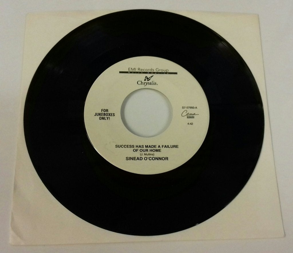 Sinead O'Connor VINYL SINGLE Succes has made a failure PROMO, 7 inch, Limited edition, Ophalen of Verzenden, Pop