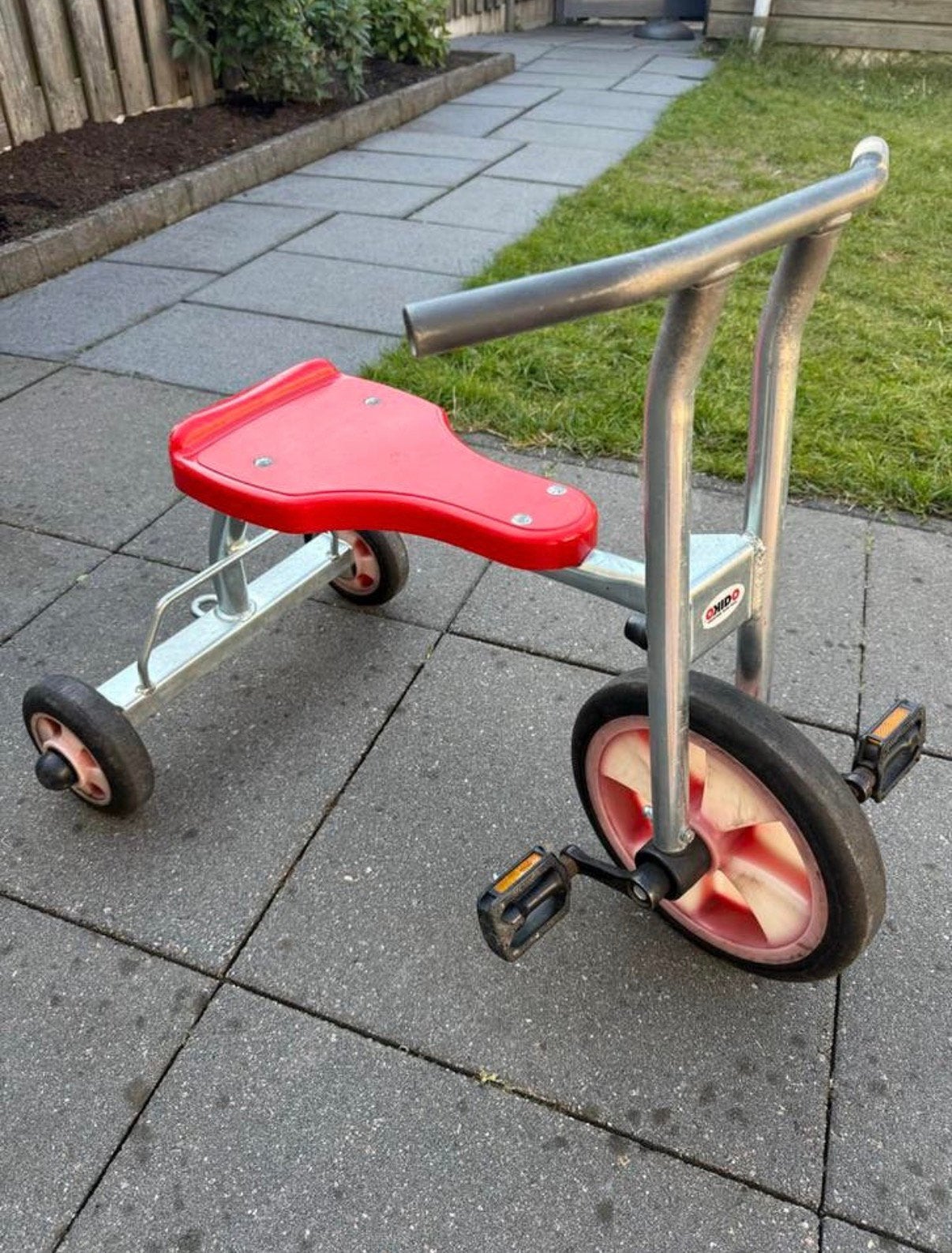 Driewieler Okido, Ophalen, Gebruikt