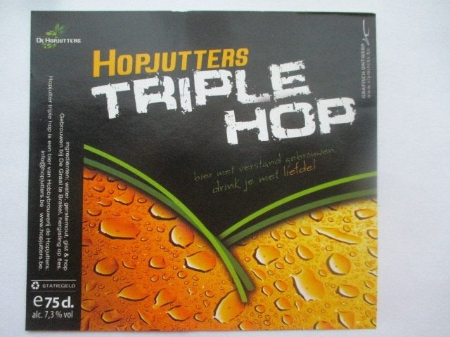 bieretiket Belgie 26-5 (17O) de hopjutters, Ophalen of Verzenden, Gebruikt, Overige typen, Overige merken