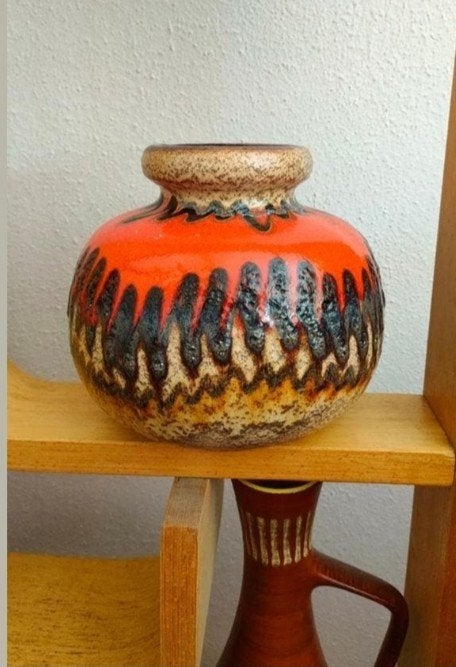 Scheurich vintage vaas, Antiek en Kunst, Antiek | Vazen, Ophalen