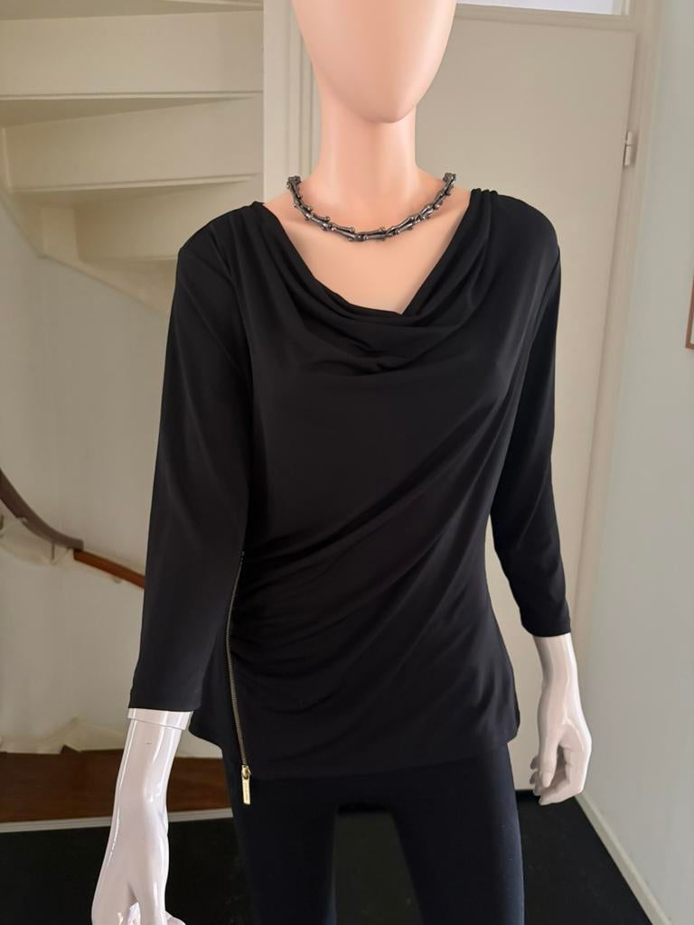 Zwarte Top van Michael Kors mtL, Ophalen of Verzenden, Zo goed als nieuw, Maat 42/44 (L), Zwart