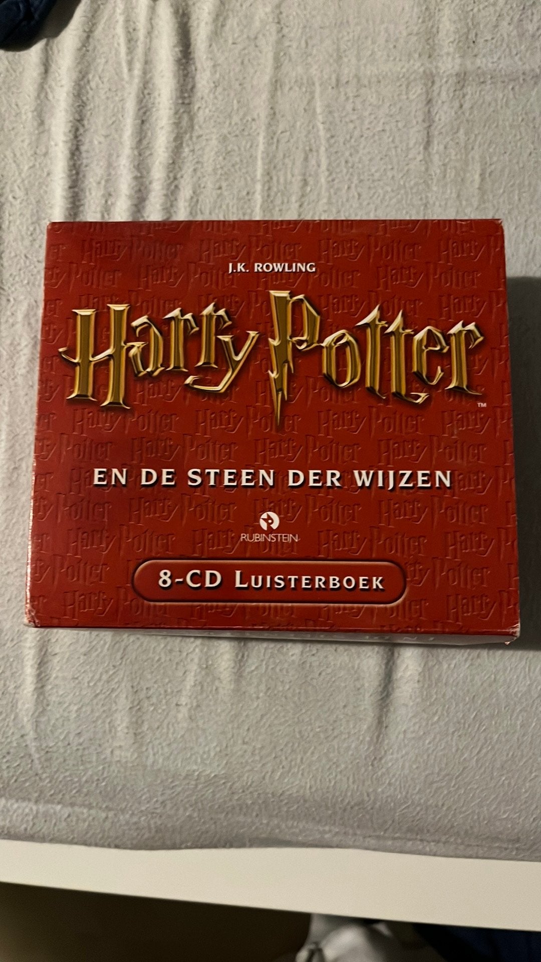 Harry Potter en de Steen der Wijzen Luisterboek 8-CD, Ophalen of Verzenden, Cd, Volwassene