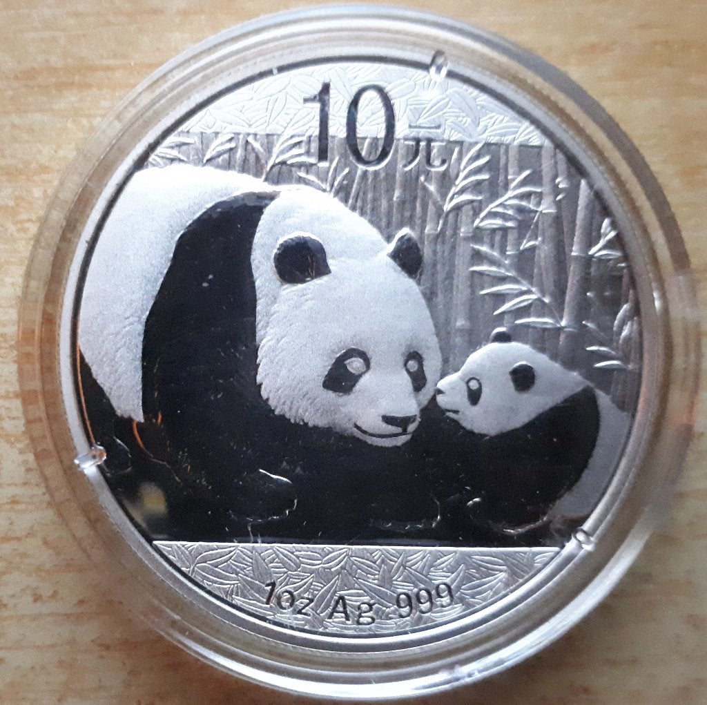 China, Panda 2011 - 1 Oz. puur zilver, Postzegels en Munten, Ophalen of Verzenden, Oost-Azië, Losse munt, Zilver