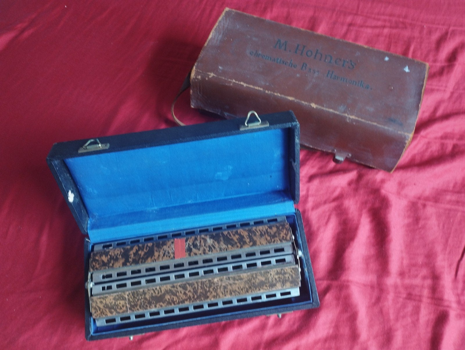 M. Hohner's Chromatica mondharmonica met koffer, Ophalen, Gebruikt, Overige typen, Chromatisch