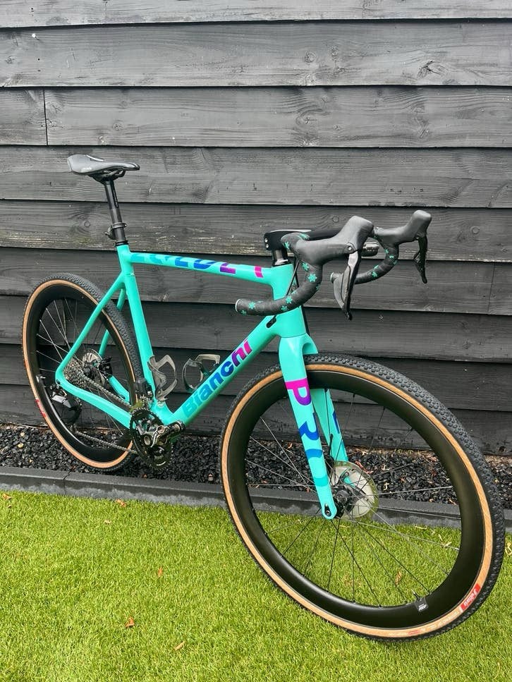 Gravelbike Bianchi Zolder Pro 58 XL, Shimano DI2 2x12 speed, 28 inch, Zo goed als nieuw, 57 tot 61 cm, Meer dan 20 versnellingen